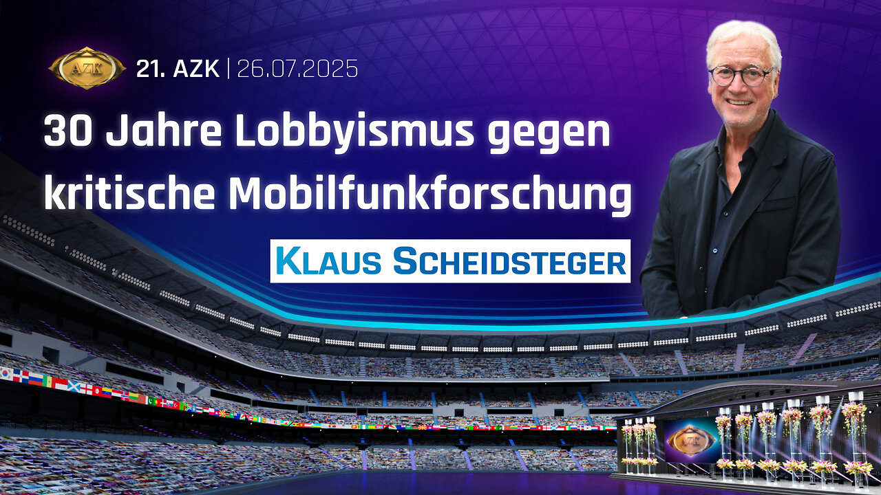21. AZK - Klaus Scheidsteger „30 Jahre Lobbyismus gegen kritische Mobilfunkforschung“