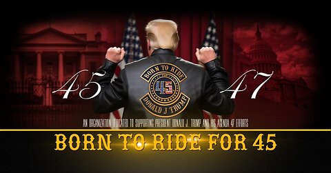 🚨Riding for Freedom: George Colella and the Born to Ride for 45 Movement 🦅