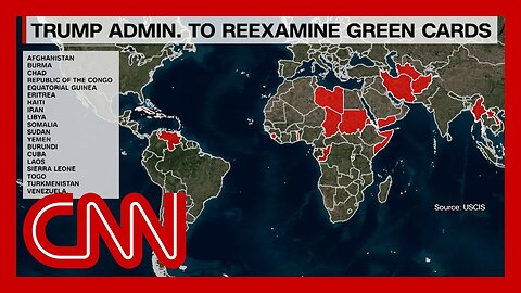 US will reexamine all green cards issued to people from 19 countries ‘of concern’