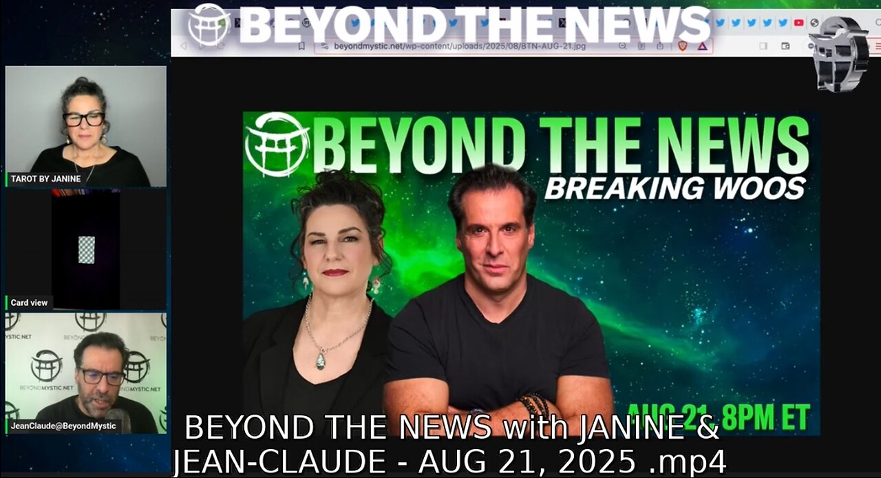 BEYOND THE NEWS with JANINE & JEAN-CLAUDE - AUG 21, 2025