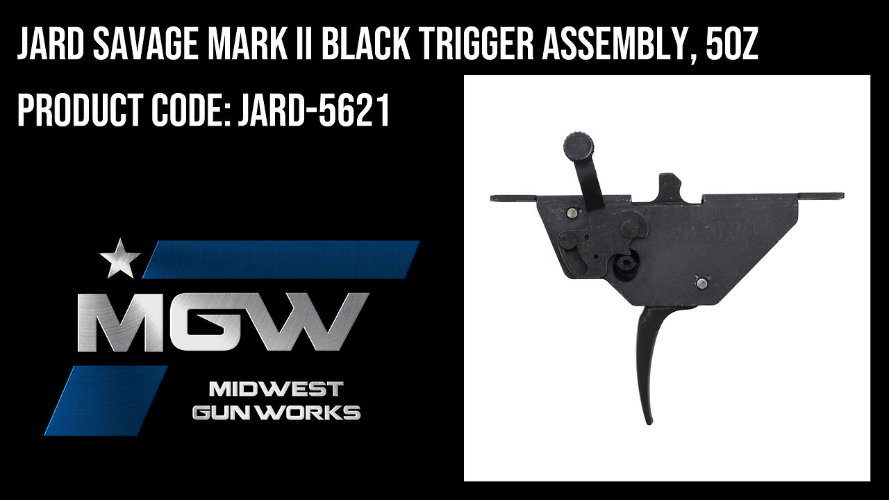 JARD Savage Mark II Black Trigger Assembly, 5oz - JARD-5621