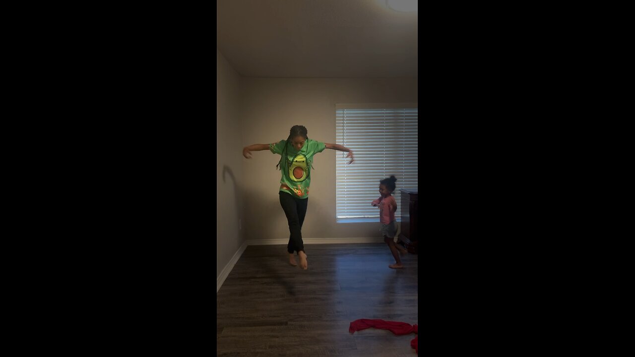 Dancing with my granddaughter—grace in every step.