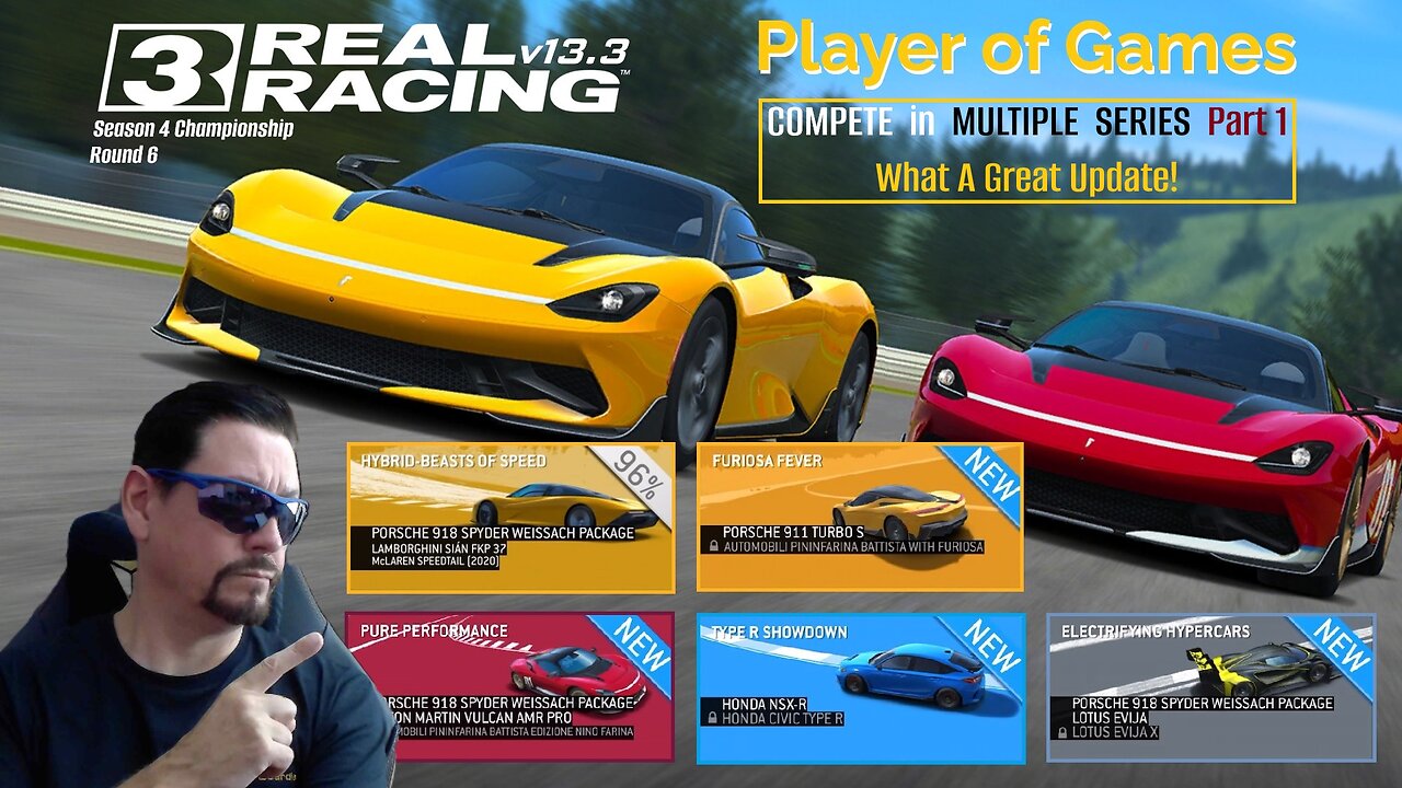Player of Games: Real Racing 3 Update 13.3: COMPETE in MULTIPLE SERIES Part 1 - What A GREAT Update!