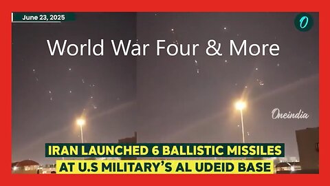 WW4 & MORE - Iran Continues to Bomb Israel & Then Hits American Bases In Qatar