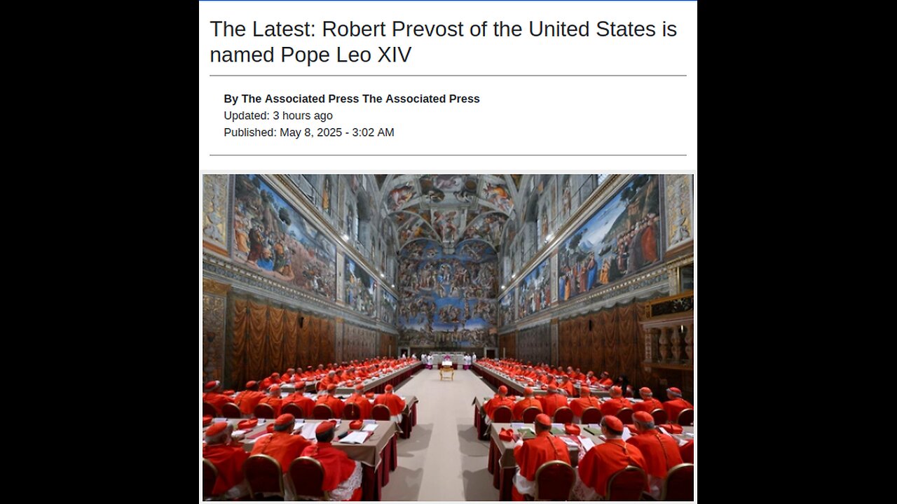 American Pope Elected First in History of Catholic Church