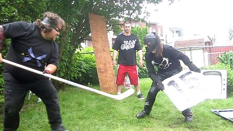 Agent X (c) VS Scythe {CHW Championship Match) Backyard Wrestling
