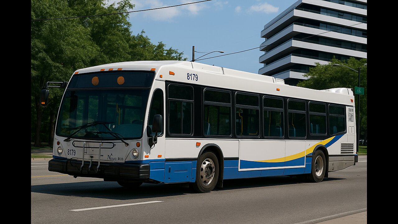 NOVA LFS CITY BUS Driving On The Road
