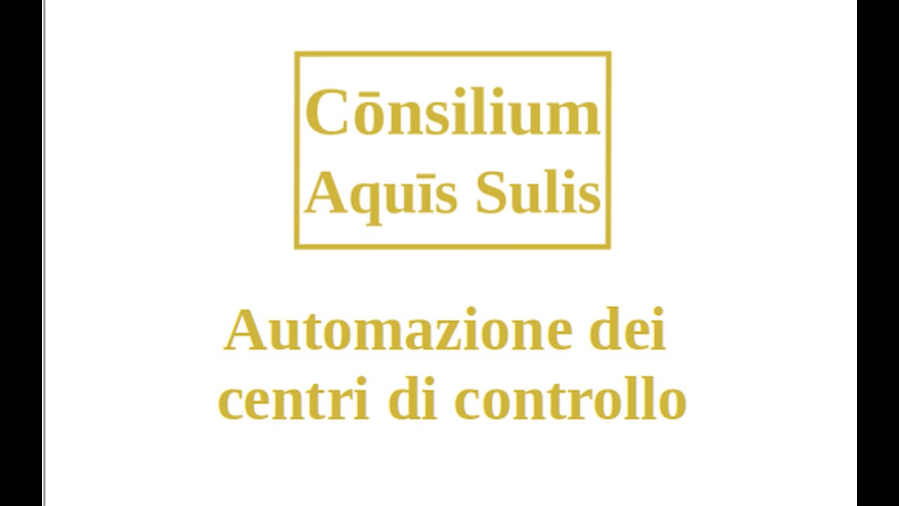 Automazione dei centri di controllo (Italiano)