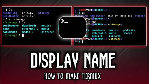 How to Change Termux Display Name | Customize Termux Prompt (PS1) | IN English.