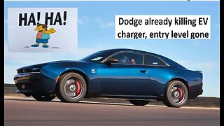 Dodge already killing Charger EV, base model; all 18 people will be disappointed