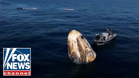 WATCH: Stranded astronauts splashdown in Gulf of America