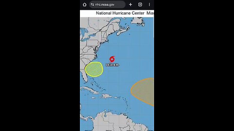 TROPICAL STORM DEXTER north of Bermuda! #tropicalstormdexter