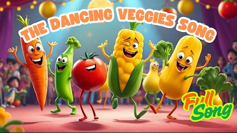 The Dancing Veggies Song 🥕🌽🍅 | Fun & Healthy Nursery Rhyme for Kids 🎵🕺