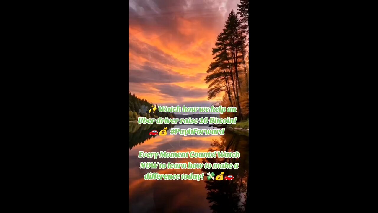 ✨ Help Our Uber Driver Hit 10 Bitcoin! 🚀💚 #PayItForward