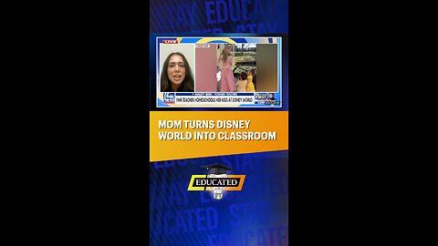 🤔Mom Turns Disney World Into Classroom