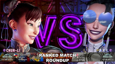 Kuya Kalbo SF6 Ranked Match Roundup. Chun Li 4 star Master Rank [Hori Fight Stick]