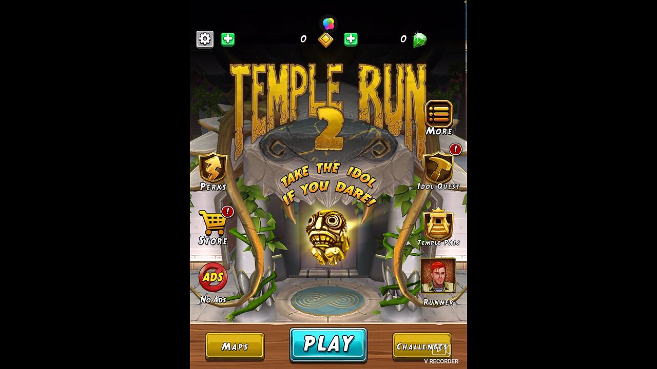 Temple run on my new iPad