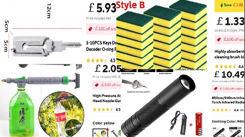 multi haul , RECHARGEABLE, IR , TORCH , sponges ,