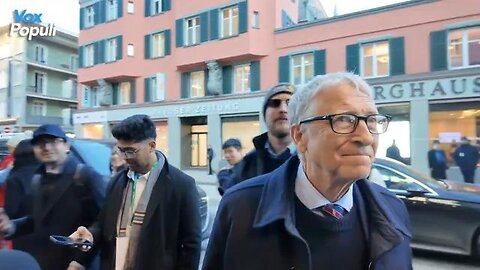 Bill Gates Refuses To Answer To "C-19 Vaccine" Injuries Claims At Davos / WEF