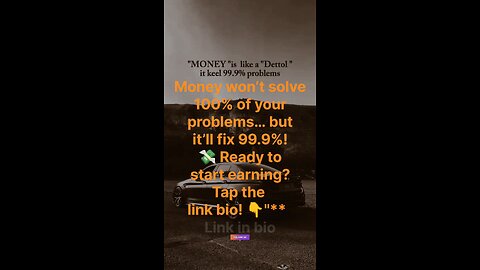 **"Money won’t solve 100% of your problems… but it’ll fix 99.9%! 💸