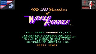 Standard Console Theater: "3-D WorldRunner" (NES - 1987) [NA Version]