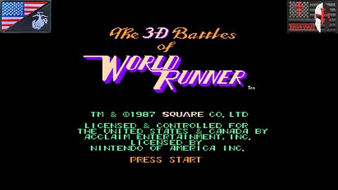 Standard Console Theater: "3-D WorldRunner" (NES - 1987) [NA Version]