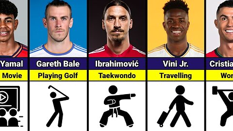 Secret Hobbies of Famous Football Players