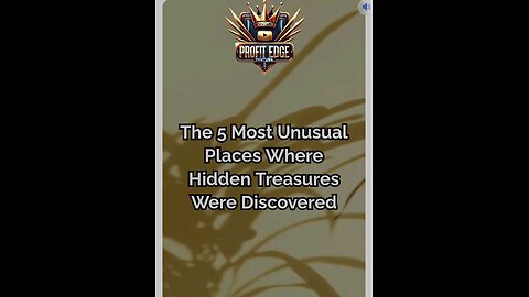 Top 5 Most Unusual Places Where People Found Hidden Treasure! 💰🗺️ #HiddenTreasure #RealLifeTreasur