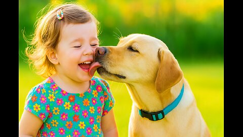 ❤️When_a_Big_Dog_Makes_Loving_Eye_Contact_With_a_Baby_💞_–_Cutest