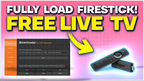 FULLY LOAD FIRESTICK - Jailbreak in Minutes for Free Movies and TV