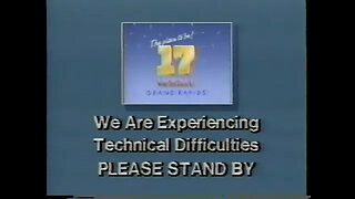 1988 - Technical Difficulties Amid "Video Disturbance" on WXMI Grand Rapids