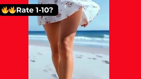 🔥 Rate Her Body in This Summer Dress 1-10? 😍 Supermodel 4K