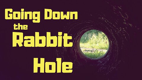 Going Down the Rabbit Hole (pt 21 of 25)