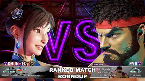 Kuya Kalbo SF6 Ranked Roundup. Chun Li Master Rank [Hori Fight Stick]