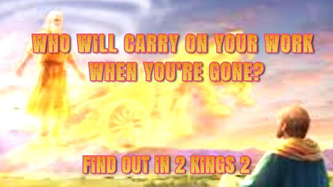 Who Will Carry On Your Work When You're Gone?