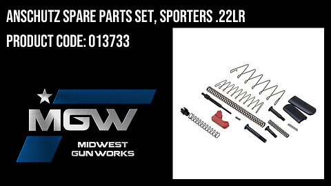Anschutz Spare Parts Set, Sporters .22LR - 013733