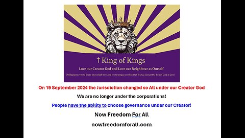 overview whole new system under our Creator God