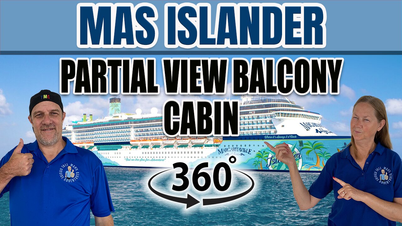 MAS Islander | Partial View Balcony Cabin 5228 360 Tour°