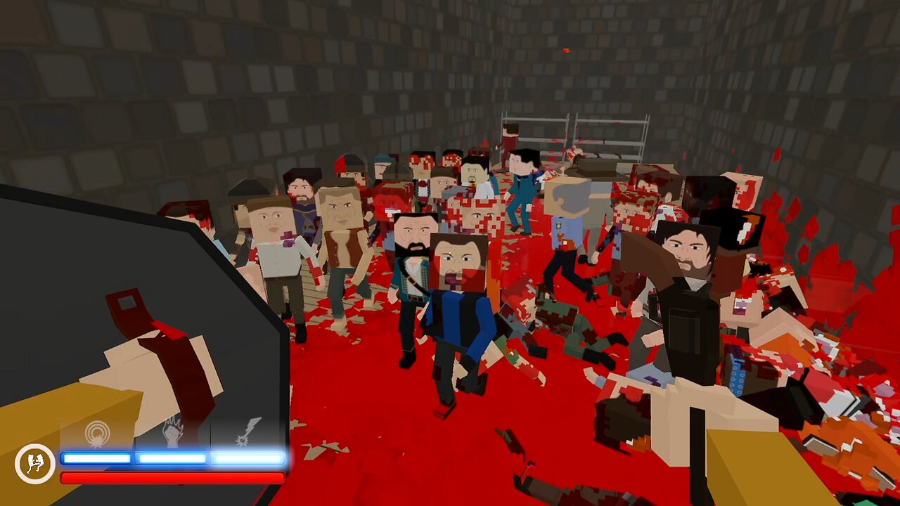 100 Man VS 1 Human - (Paint The Town Red) - (No Commentary).