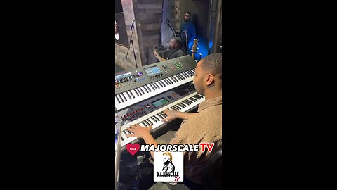 Nick Chandler on keys 🎹🎵🎶🎵 #majorscaletv