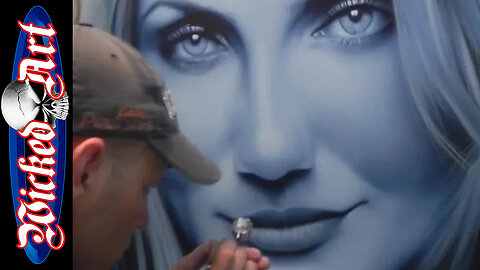 Cameron Diaz Airbrush Portrait