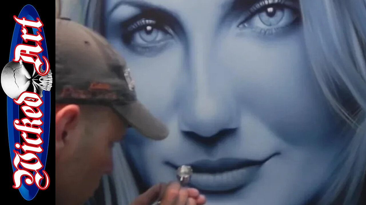 Cameron Diaz Airbrush Portrait
