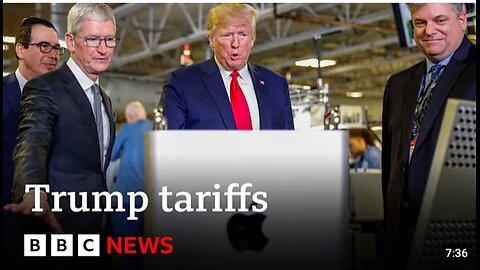 US President Trump threatens 50% tariffs on EU and 25% on iPhones | BBC News