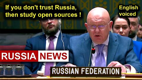 If you don't trust Russia, then study open sources!