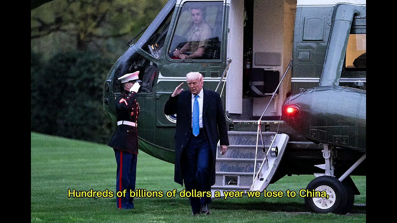 President Trump told reporters on Air Force One