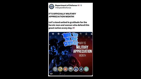 U.S. Military Appreciation Month 🪖🙏🏻🇺🇲