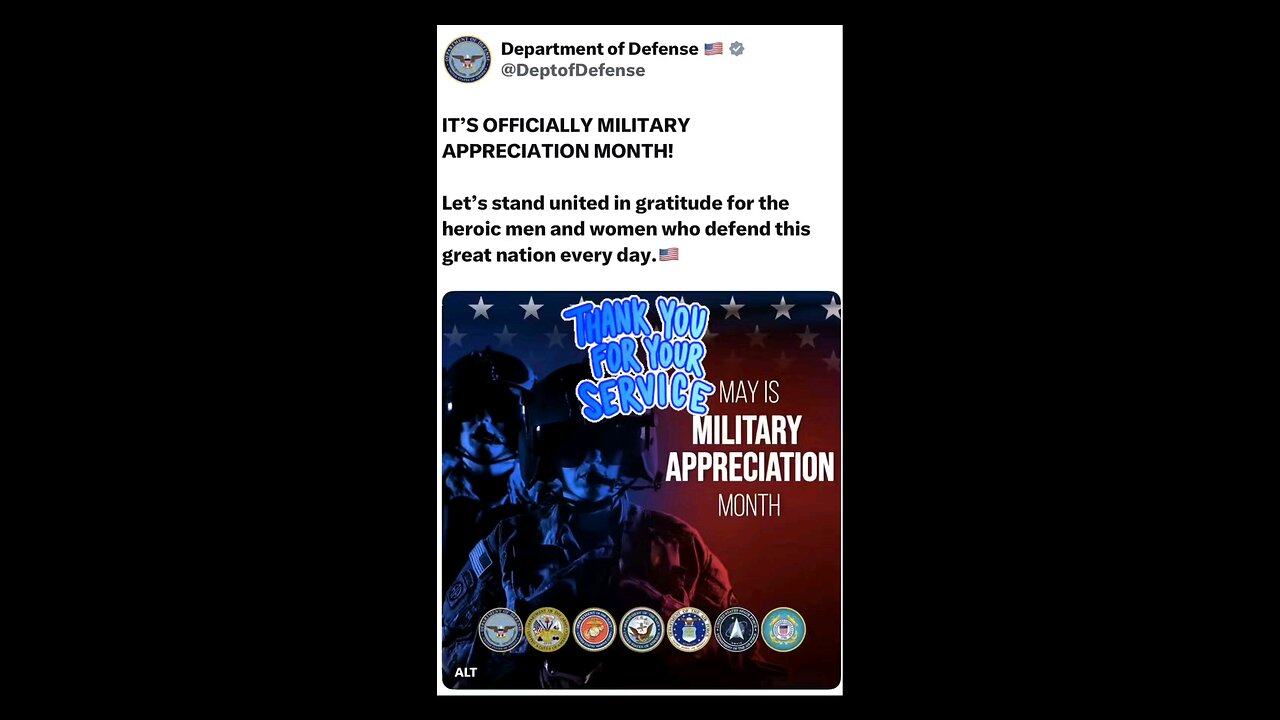 U.S. Military Appreciation Month πͺππ»πΊπ²
