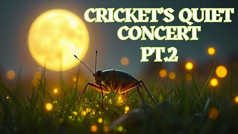 A Toddler Song About a Cricket and Nature - Cricket’s Quiet Concert Pt.2!