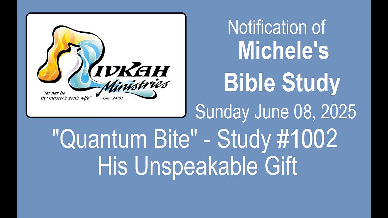 "Quantum Bite" - Study #1002 - His Unspeakable Gift