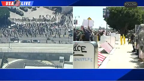 Los Angeles: Anti-ICE Protesters Clash with Police in Wake of Intensified Raids